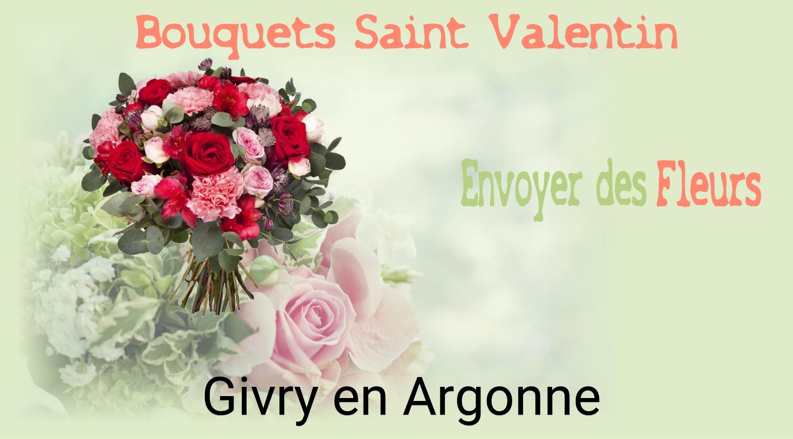 Roses de Saint-Valentin livrées à Givry-en-Argonne
